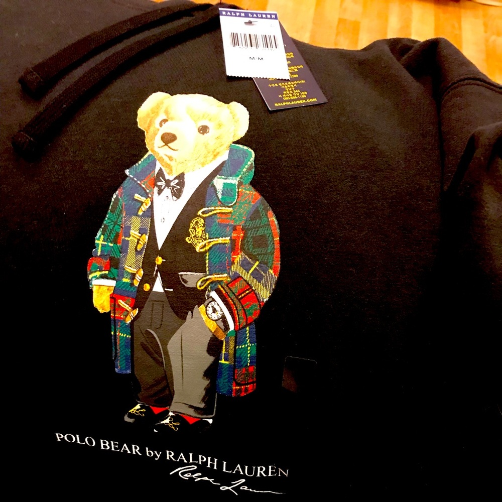 Polo Bear 🐻 Hoodie 🔥 Black